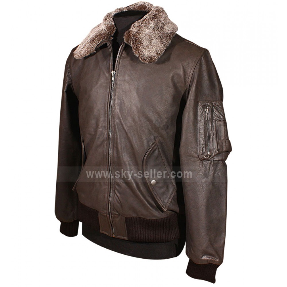 Brown Vintage Leather Jacket 65