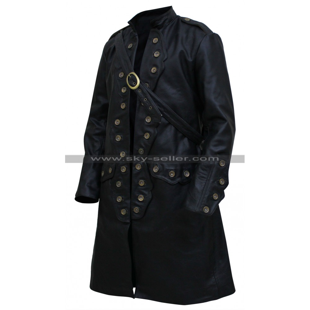 Will Turner Leather Buccaneer Coats 35
