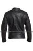 Cafe Racer Law Breaking Vintage Biker Black Motorcycle Leather Jacket