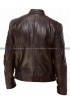 Vintage Cafe Racer Black & Brown Biker Genuine Leather Jacket