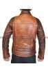 Rustic Vintage Quilted Motorcycle Leather Jacket