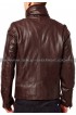 Funnel Neck Double Layered Slim Fit Motorcycle Jacket