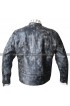Grey Bomber Designers Biker Leather Jacket