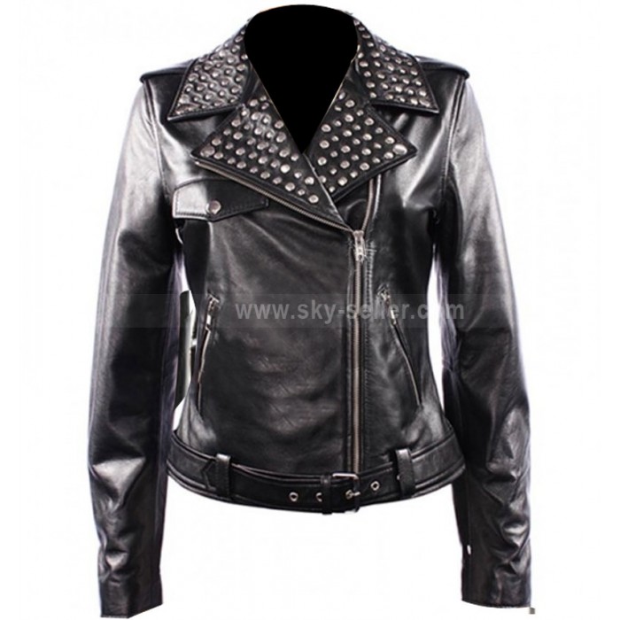 Domino Harvey Keira Knightley Domino Motorcycle Leather Jacket