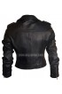 Xelement Women's Short Black Engineer Motorcycle Jacket