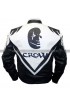 Black & White The Crow Biker Leather Jacket