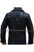 Mens Antique Zipper Distressed Black Quilted Biker Brando Motorcycle Leather Jacket