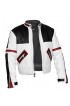 Chaser Box Black & White Biker Style Leather Jacket