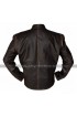 Tommy Gavin Rescue Me Denis Leary Distressed Brown Biker Leather Jacket