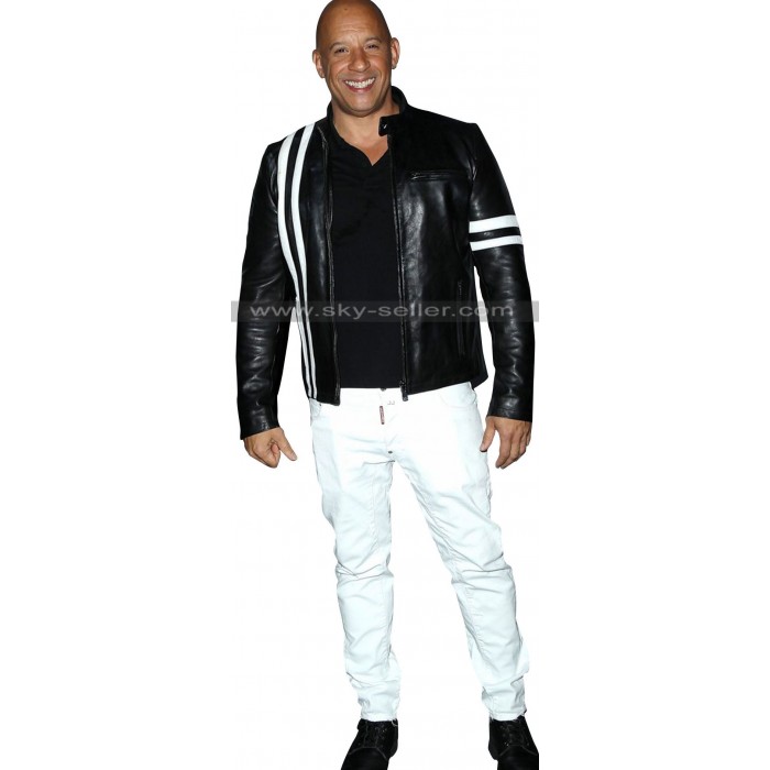 Fate of the Furious Vin Diesel Premiere Leather Jacket