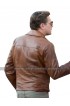 Leonardo DiCaprio Once Upon a Time in Hollywood Rick Dalton Brown Leather Jacket