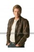 Tommy Gavin Rescue Me Denis Leary Distressed Brown Biker Leather Jacket