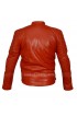 Marlon Brando Unisex Perfecto Red Motorcycle Leather Jacket
