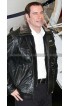 John Travolta Pilot Fur Collar Flight Bomber Jacket