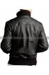 Men's 4 Pockets Slimfit Bomber Leather Jacket