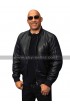 Vin Diesel Fast and Furious Spy Racers Premiere Bomber Black Leather Jacket