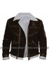  50 Cent Power Brown Leather Fur Jacket