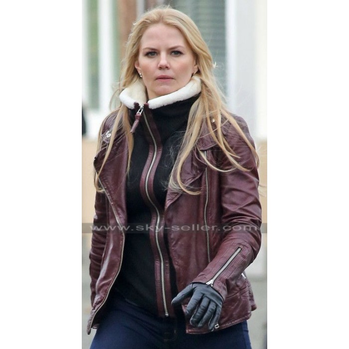 Once Upon a Time Emma Swan Brown Leather Jacket