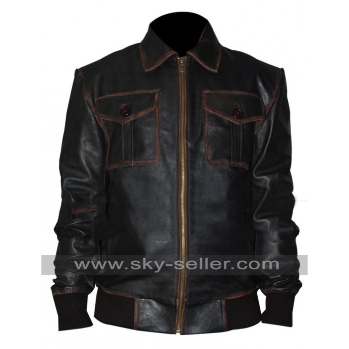 Once Upon a Time Sheriff Graham (Jamie Dornan) Leather Jacket