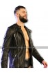 RAW WWE Finn Balor Quilted Brando Biker Black Leather Jacket