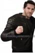 Mike Fallon Accident Man Black Leather Jacket