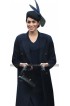 Duchess Of Sussex Princess Meghan Markle Navy Blue Trench Cotton Coat