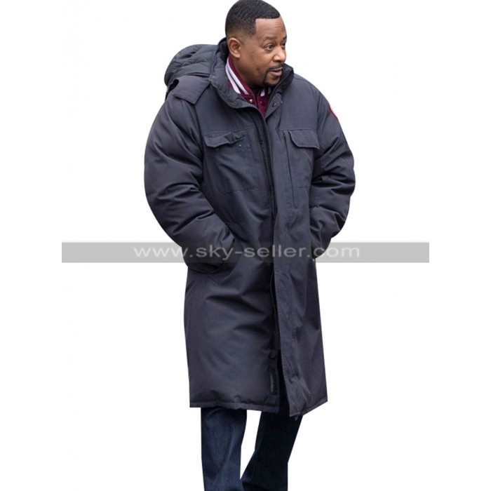 Martin Lawrence Bad Boys for Life Marcus Hooded Black Coat