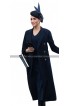 Duchess Of Sussex Princess Meghan Markle Navy Blue Trench Cotton Coat