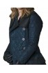 Erin Lindsay Chicago P.d Blue Quilted Coat