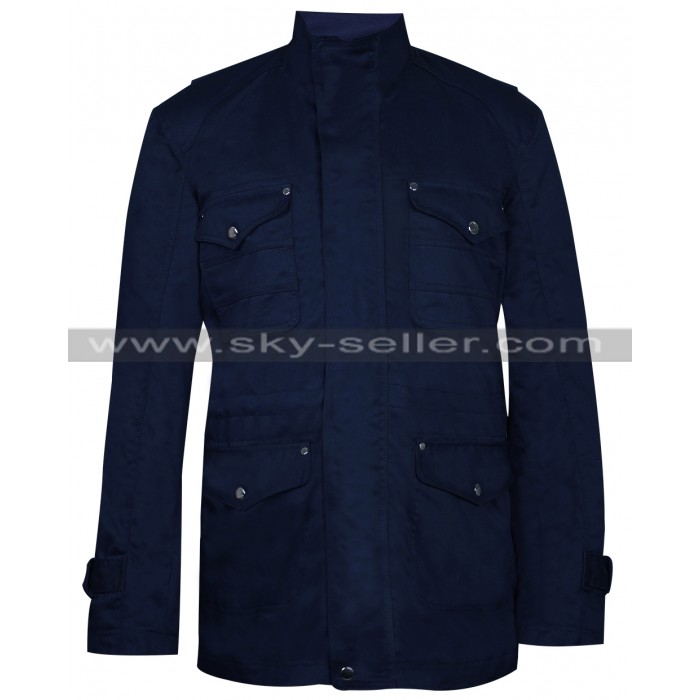 Supernatural S9 Dean Winchester Blue Cotton Jacket
