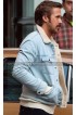 Nice Guys Ryan Gosling Denim Inner Fur Blue Jacket