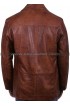 Mens Italian Brown Leather Blazer Jacket