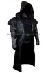 Overwatch Reaper Cosplay Hooded Leather Costume