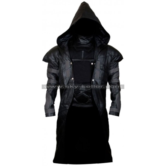 Overwatch Reaper Cosplay Hooded Leather Costume