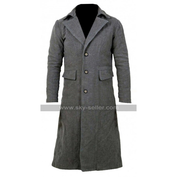 Bloodborne Game The Hunter Costume Grey Trench Coat