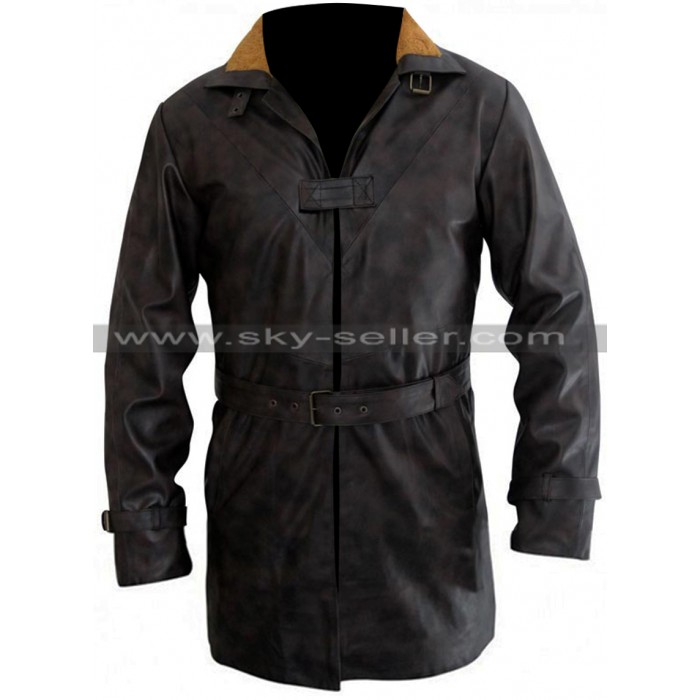 Watch Dogs Aiden Pearce Fur Collar Distressed Coat