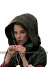 Lost in Space Dr. Zachary Smith (Parker Posey) Black Hoodie Quilted Leather Jacket