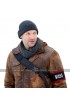 Corey Stoll The Strain Ephraim Goodweather Hooded Brown Leather Jacket
