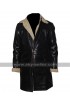The Twilight Saga Breaking Dawn Alistair Black Trench Fur Coat
