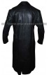 David Boreanaz Angel Black Leather Trench Coat