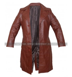 Suicide Squad Will Smith Deadshot Trench Leather Coat