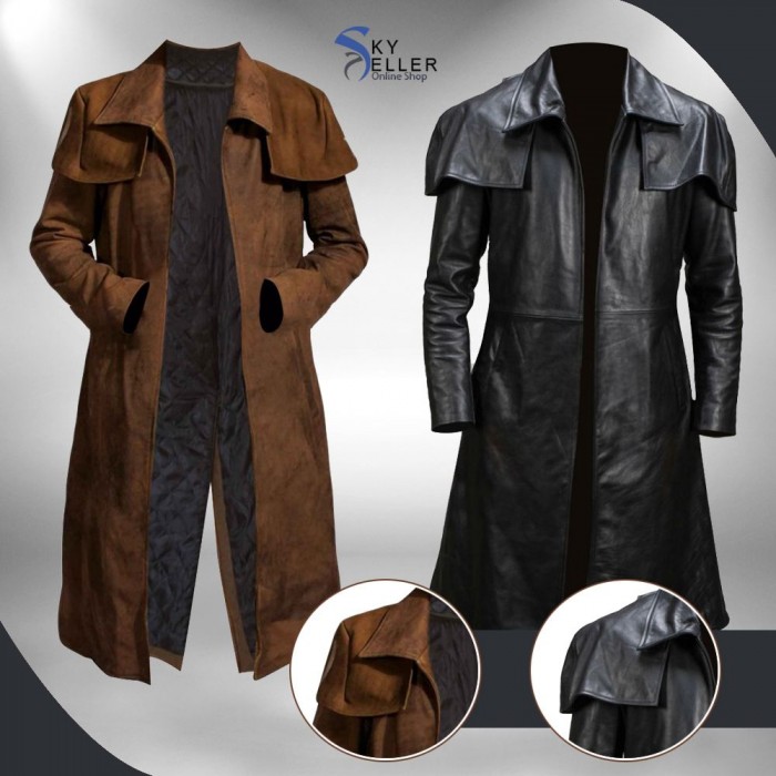 Fallout New Vegas Veteran Ranger Costume Leather Coat