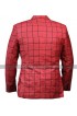 Spider Man Far From Home Tom Holland Red Blazer Leather Coat