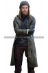 Tom Payne The Walking Dead Paul Jesus Rovia Brown Leather Trench Coat