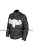Venom Tom Hardy (Eddie Brock) Costume Black Leather Jacket