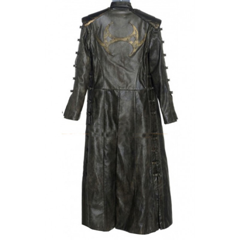 Stargate Atlantis The Wraith Cosplay Costume Black Long Coat