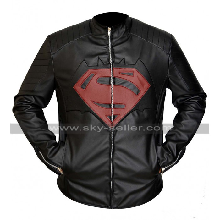 Batman v Superman Black Leather Jacket