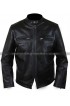 Burnt Bradley Cooper (Adam Jones) Black Biker Jacket