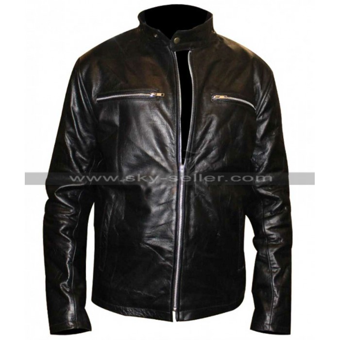 Kevin Bacon RIPD Bobby Hayes Black Leather Jacket