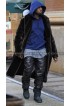 Kanye West Stylish Black Leather Pants